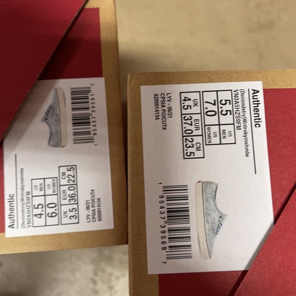 Vans Authentic Denim dstry WMNS Winter Sky/Marshmallow - Picture 16 of 16